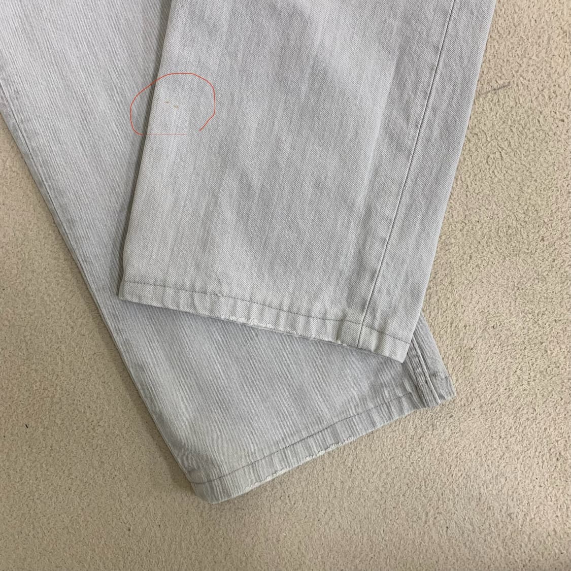 빈티지 리바이스 501 워싱 데님팬츠(33사이즈) 그레이진 남자청바지 상품이미지10