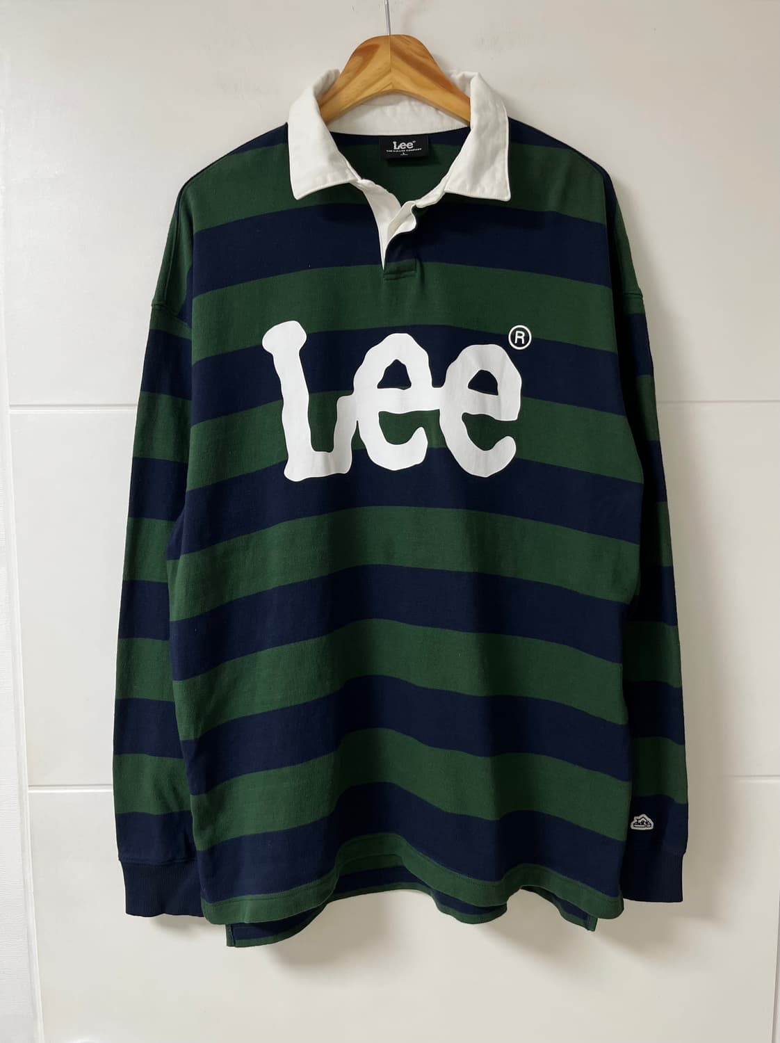 Lee  스트라이프 긴팔 럭비티 상품이미지1