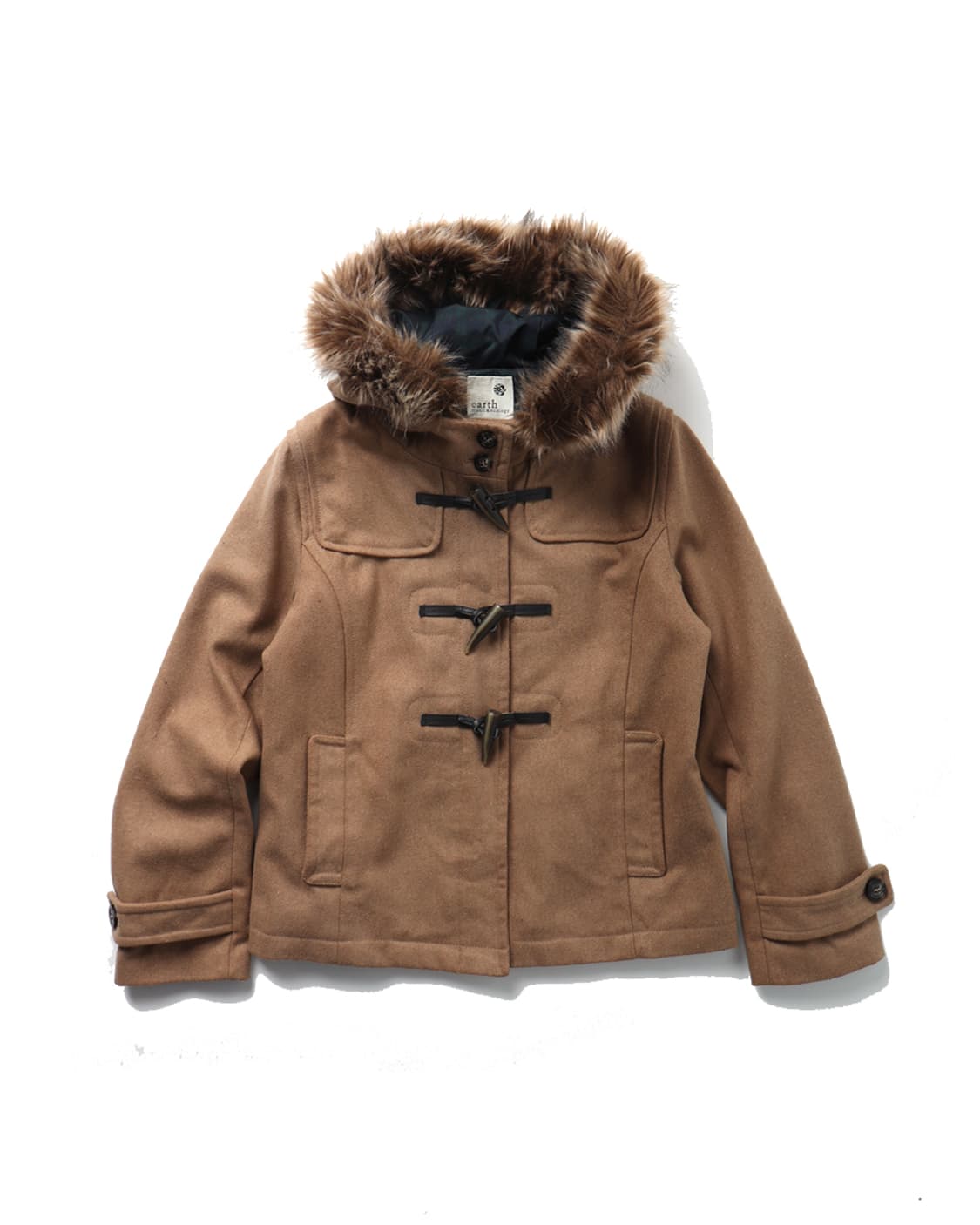 earth music&ecology Fur Duffle Coat 상품이미지1