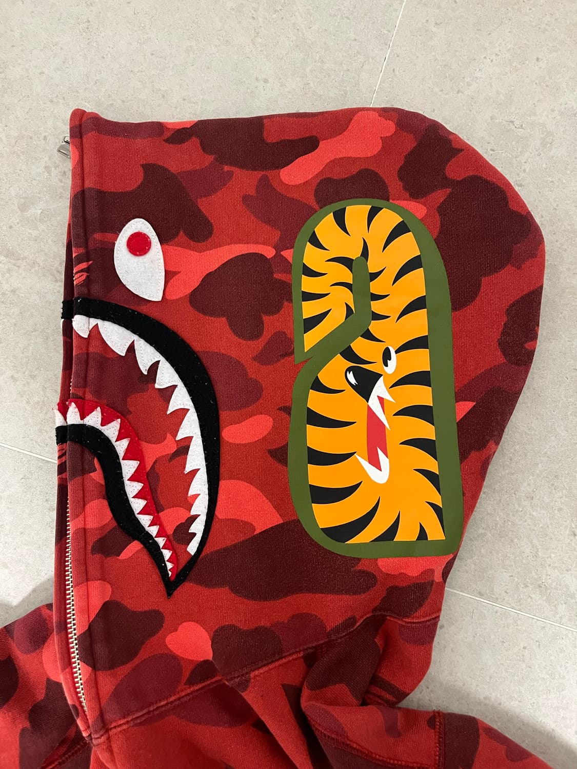 베이프 적계 후드집업 (청담구매 정품) 상품이미지4