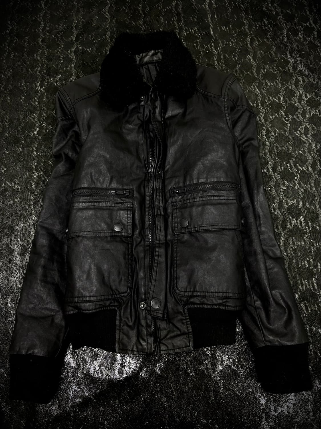 Opium Fur Trimming Gimmick Padded Jacket 상품이미지1