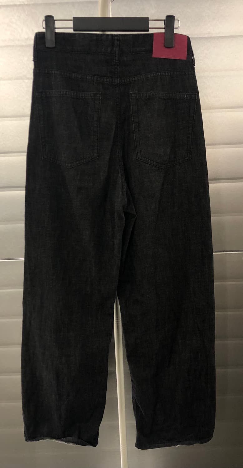 FOTTNERS 블랙 데님 팬츠 S 상품이미지4