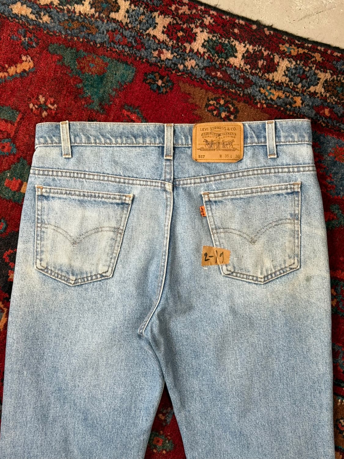 90’s USA 빈티지 리바이스 517 오렌지탭 부츠컷 리바이스 청바지 상품이미지6