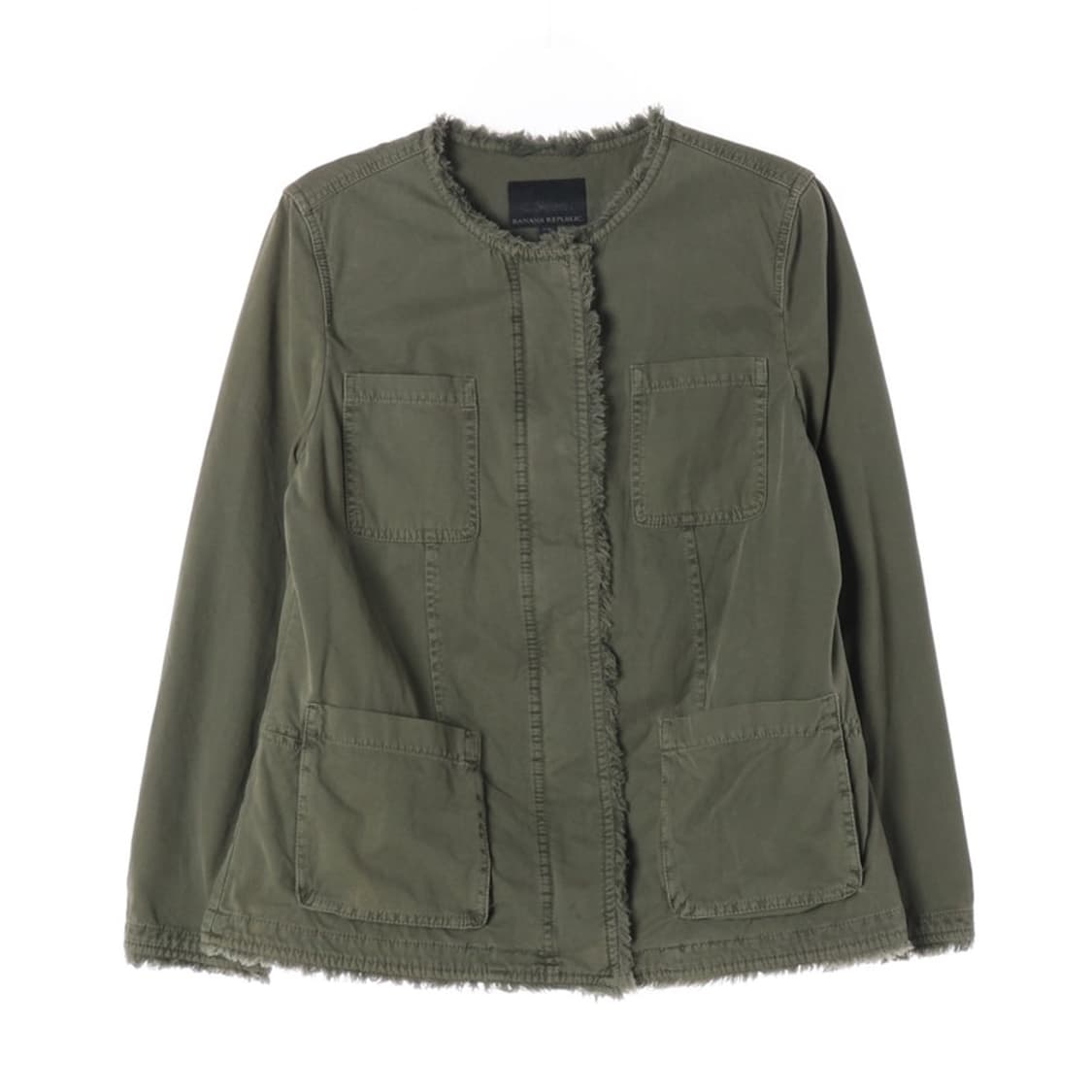 바나나리퍼블릭 빈티지 무드 노카라 자켓 M 상품이미지1