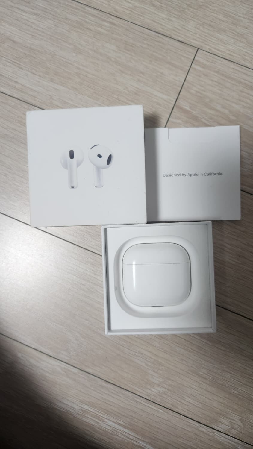 에어팟4세대 본체(일반모델)+박스 상품이미지1