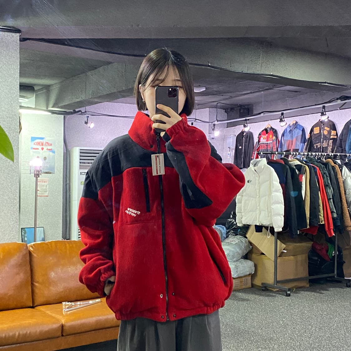 디스이즈네버댓 빅로고 리버서블 플리스 점퍼 b3382 상품이미지2