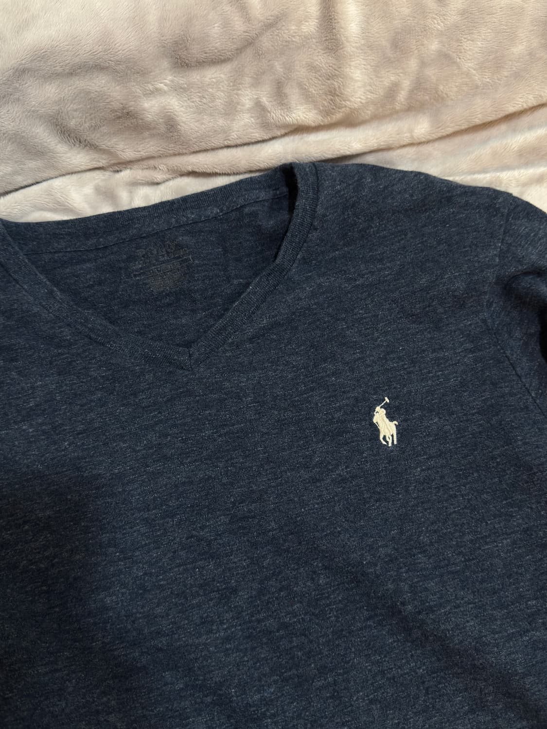 [L] 폴로 랄프로렌 브이넥 롱슬리브 네이비 상품이미지2