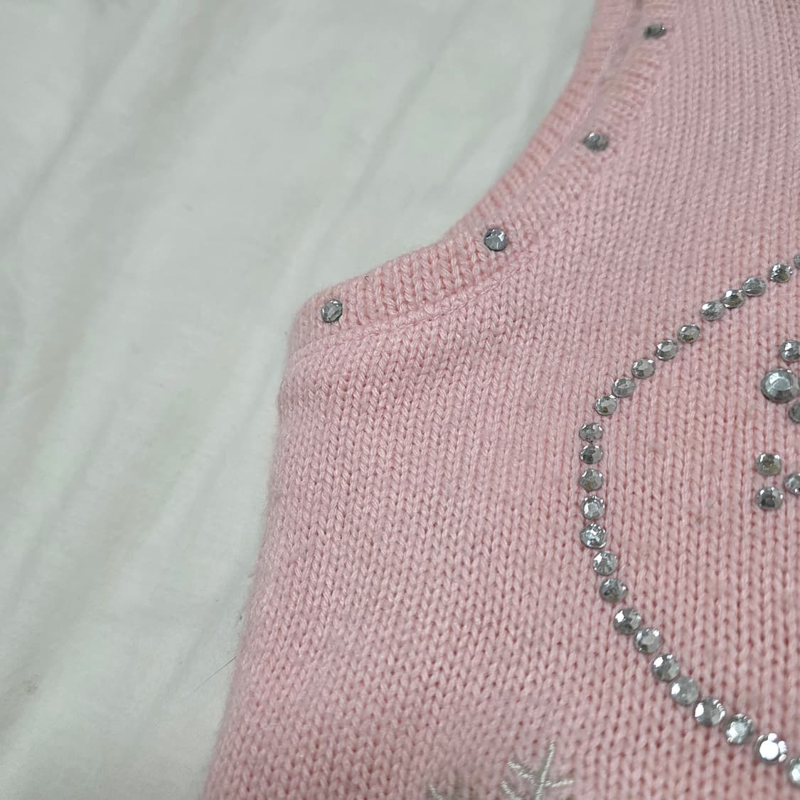 트랄라라 tralala 눈꽃 하트 큐빅 나시 딸기우유 히메갸루 상품이미지3