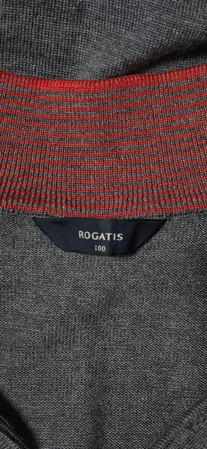 Rogatis 남성 아가일 반집업 니트 100 상품이미지3