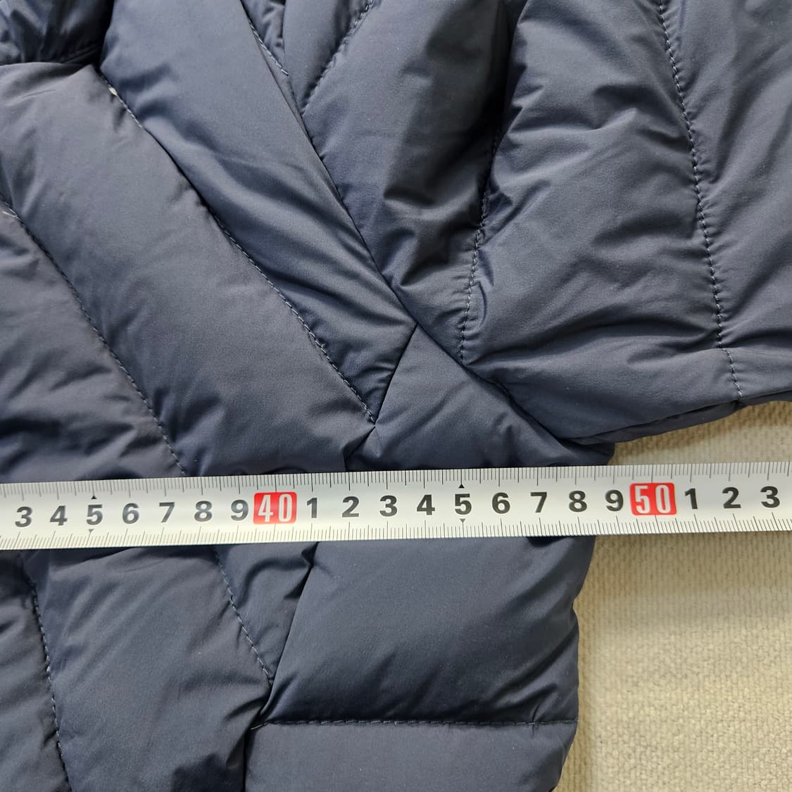 실측확인 콜마르 여성 사선 경량 패딩 0324Y 상품이미지5