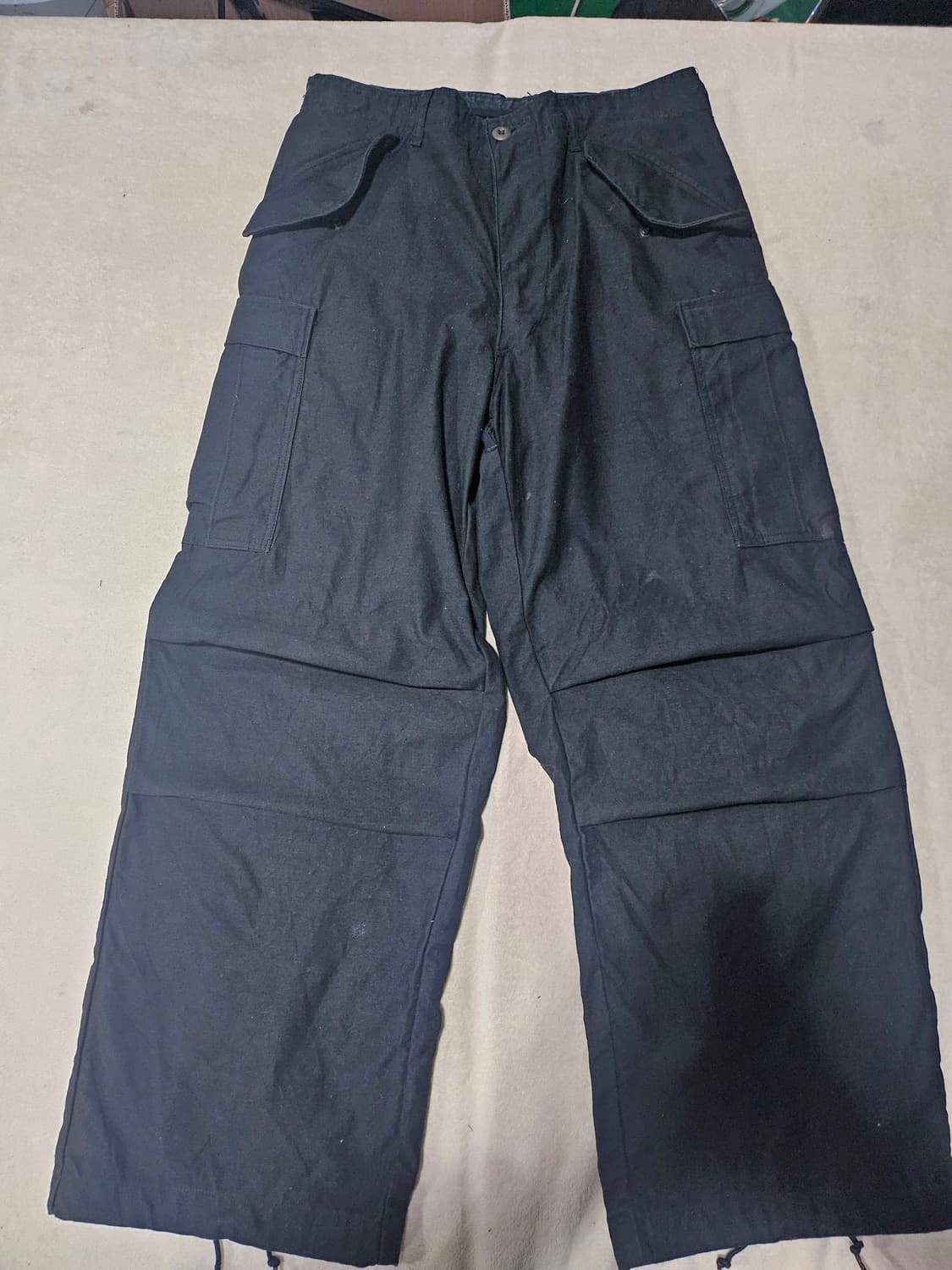 60s 미군오리지날 m65팬츠 블랙다잉 상품이미지1