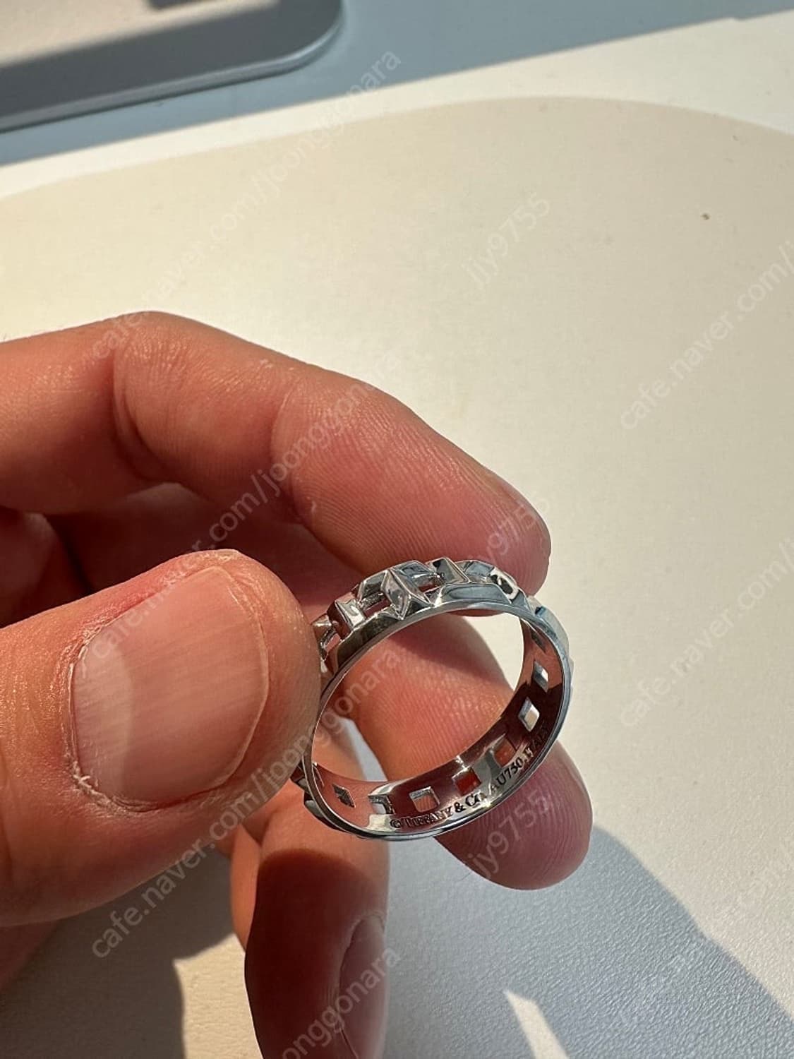 티파니앤코 5.5MM 트루 네로우링 실버 반지 상품이미지3