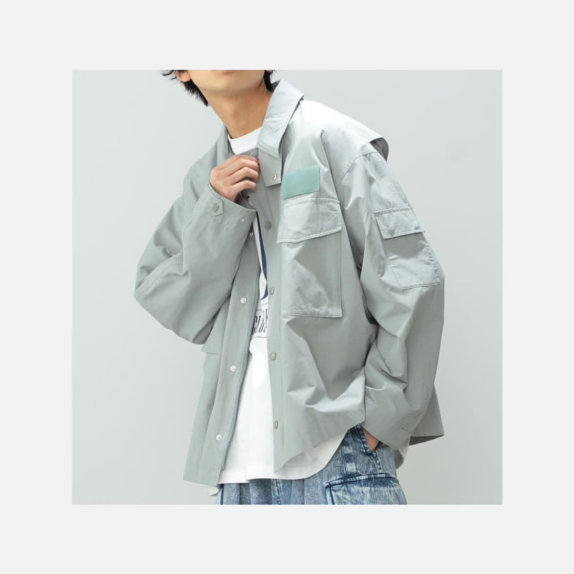 BEAMS OLIVE LOOSE BLOUSON 상품이미지9
