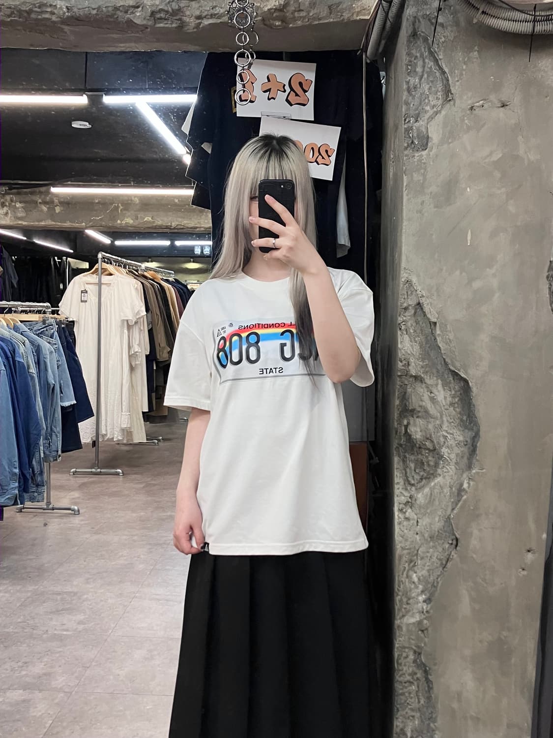 나이키 ACG 프린팅 반팔 티셔츠 화이트 L  #csz3896 상품이미지2