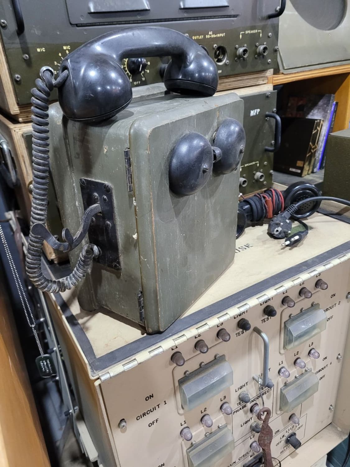 미 이차대전 미해군 전화기 상품이미지3