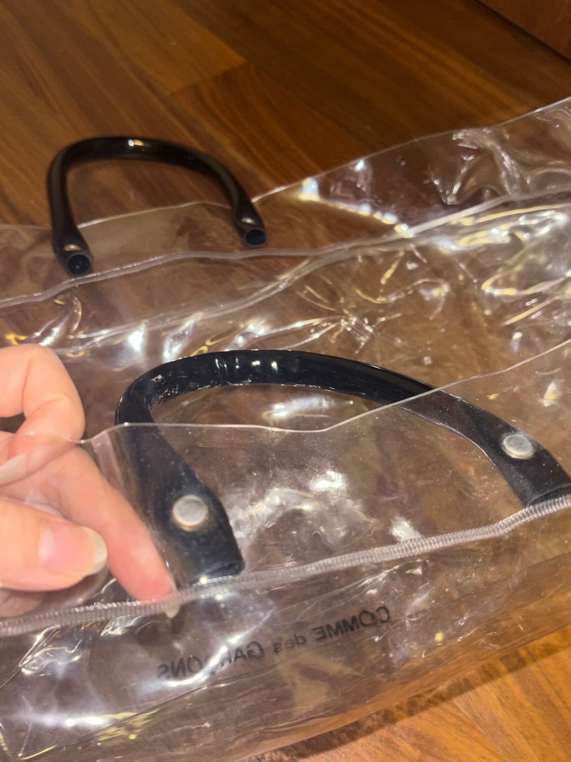 꼼데가르송 pvc 토트백/ 빅백 상품이미지5