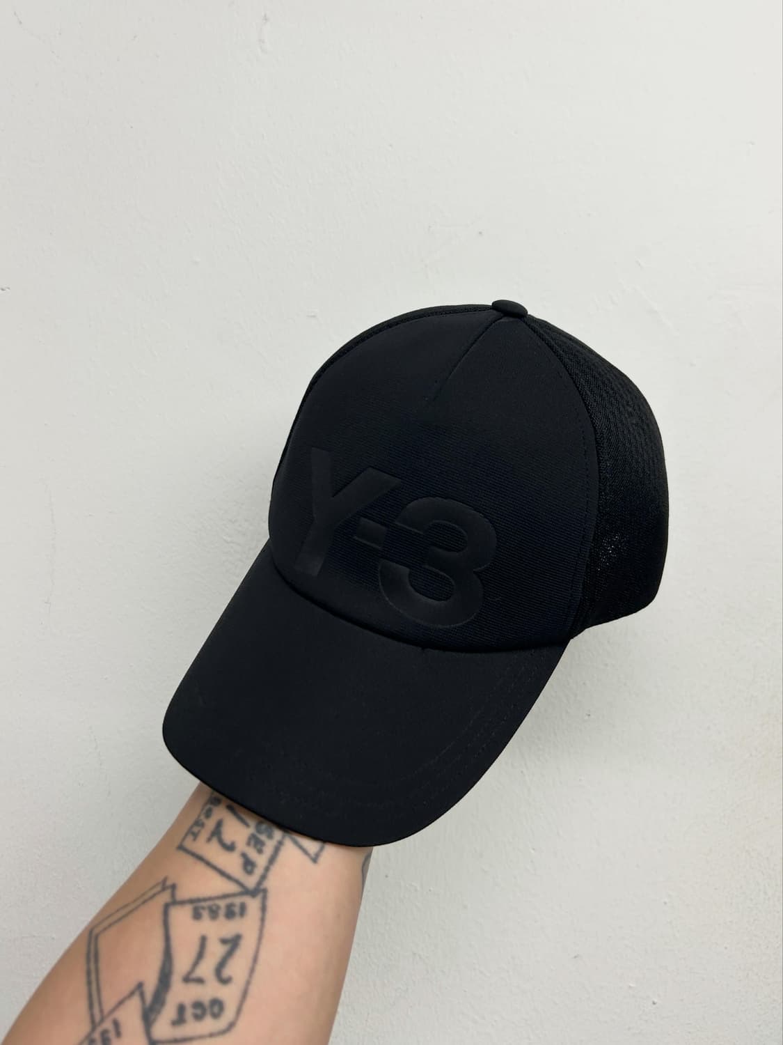 Y-3 요지야마모토 볼캡 블랙 모자 상품이미지2