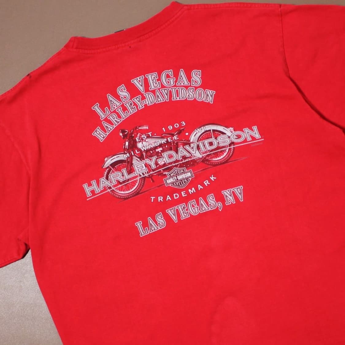 Harley-Davidson 할리 데이비슨 라스베이거스 바이크 반팔 상품이미지2