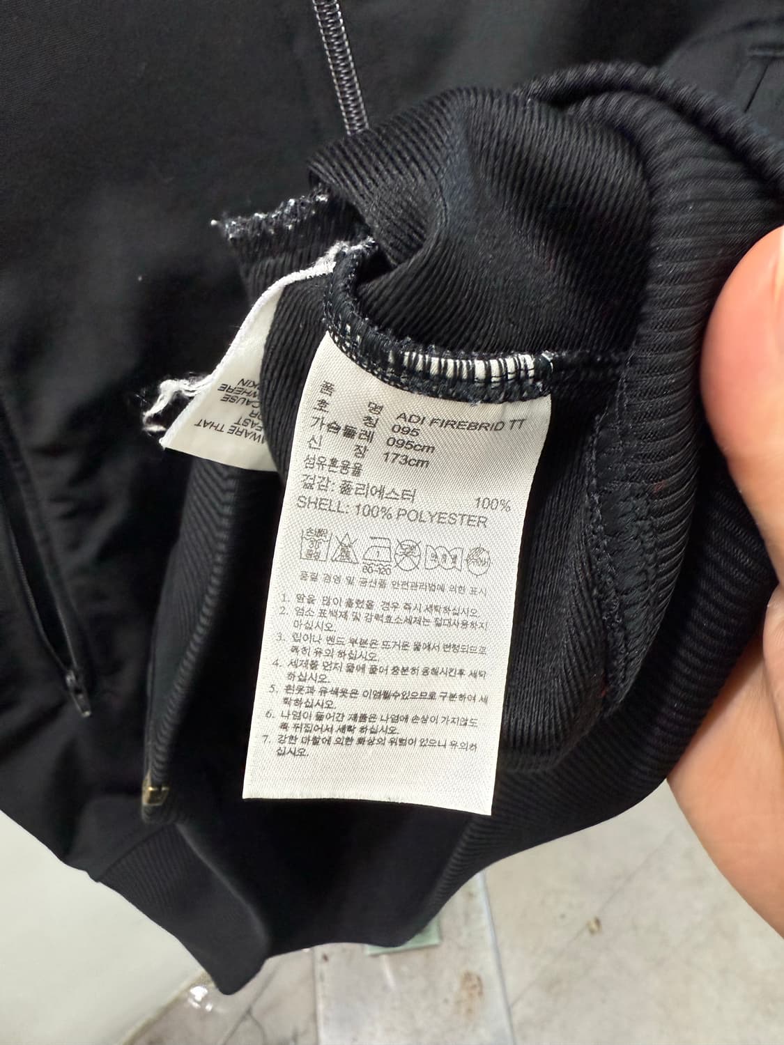 아디다스 파이어버드 져지 블랙 상품이미지4
