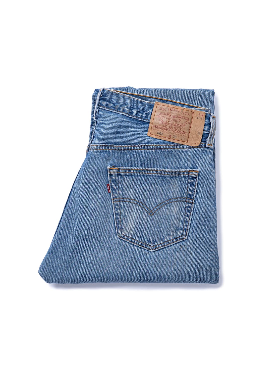 90s Levi's 501 Washed Denim Pants 상품이미지8