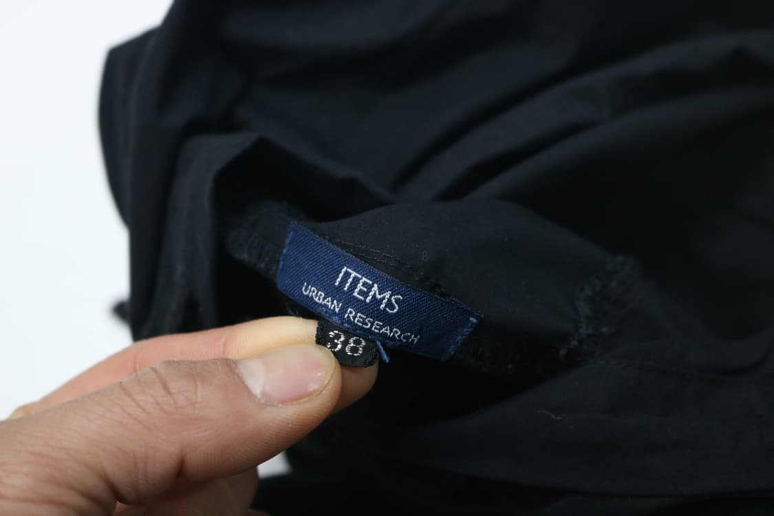 어반리서치 ITEMS 블랙 코튼 아노락 후드 자켓 상품이미지9