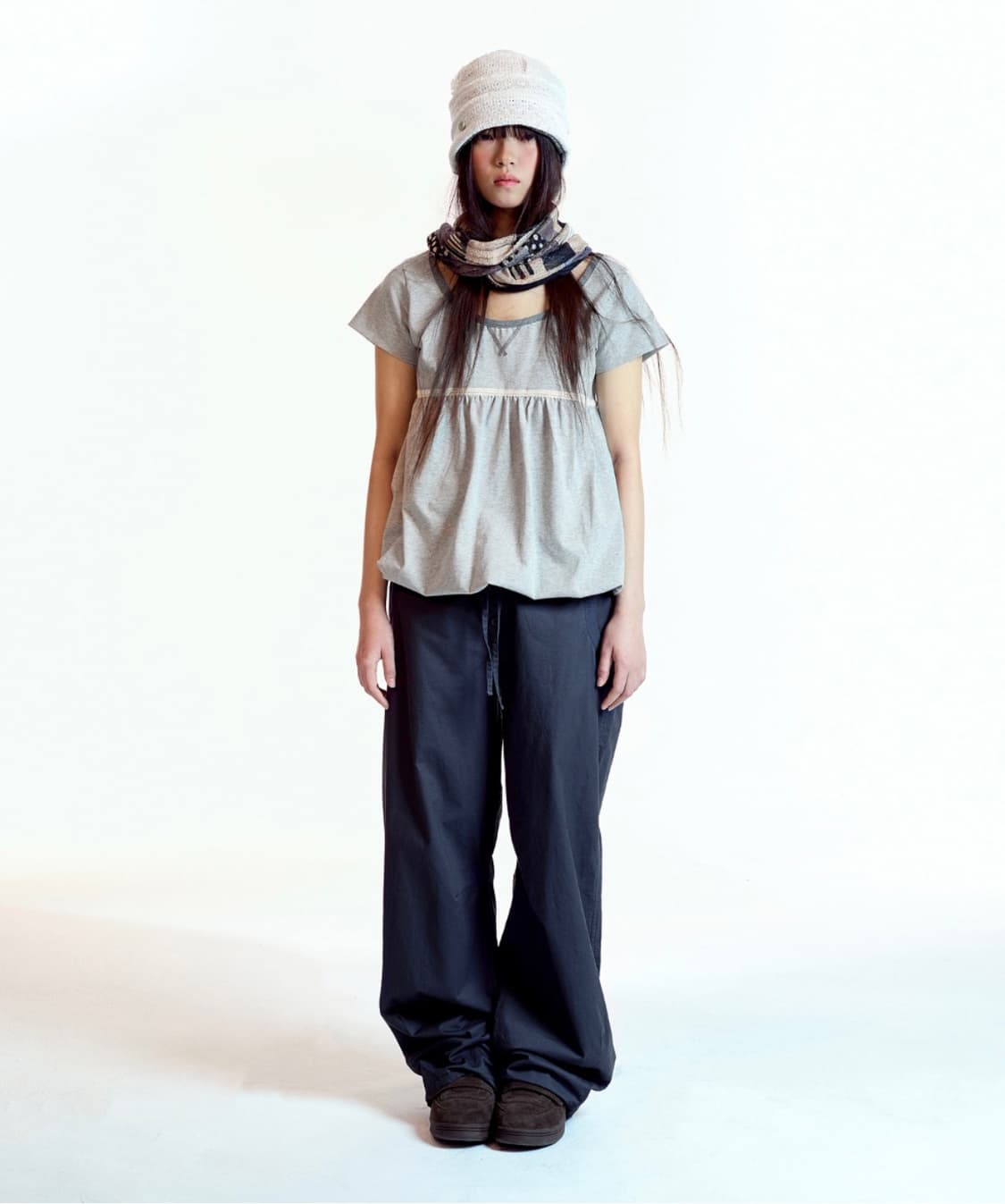 코이세이요26SS 레이스 벌룬 티셔츠 상품이미지3