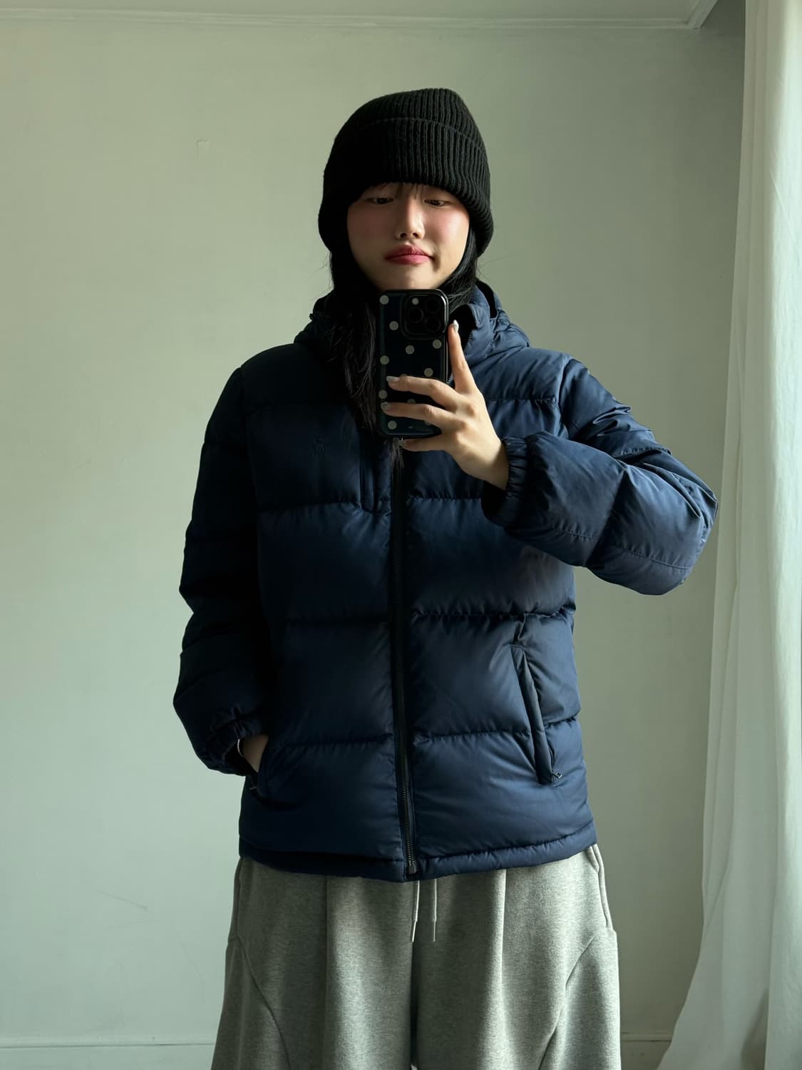 폴로 덕다운 네이비 패딩 상품이미지1