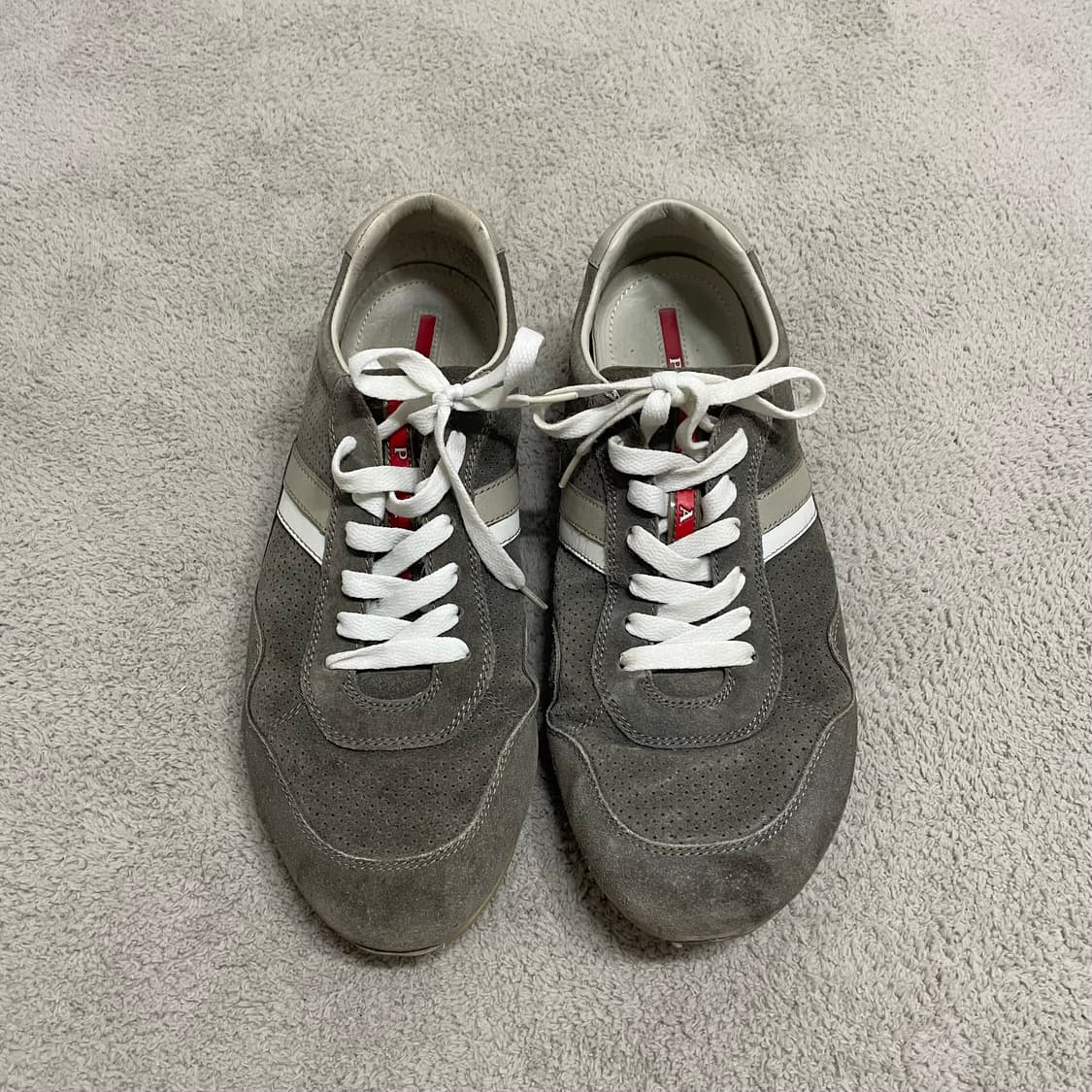 275) 프라다 스포츠 스웨이드 레더 스니커즈 상품이미지3