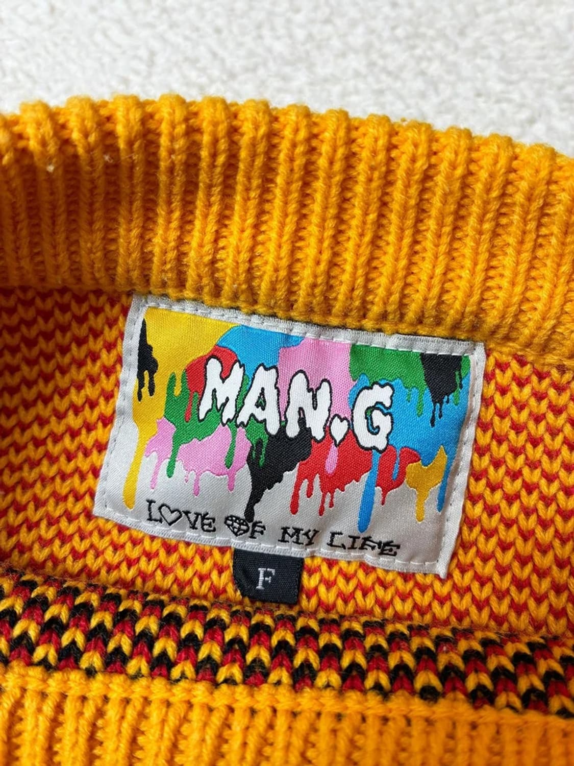 만지 Man.g 올드스쿨 오버 니트 PN6985 상품이미지6