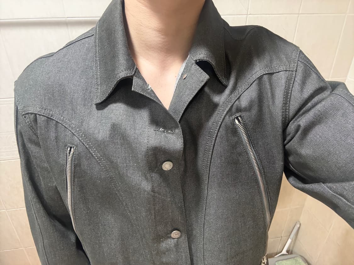 애드오프 데님 자켓 상품이미지3