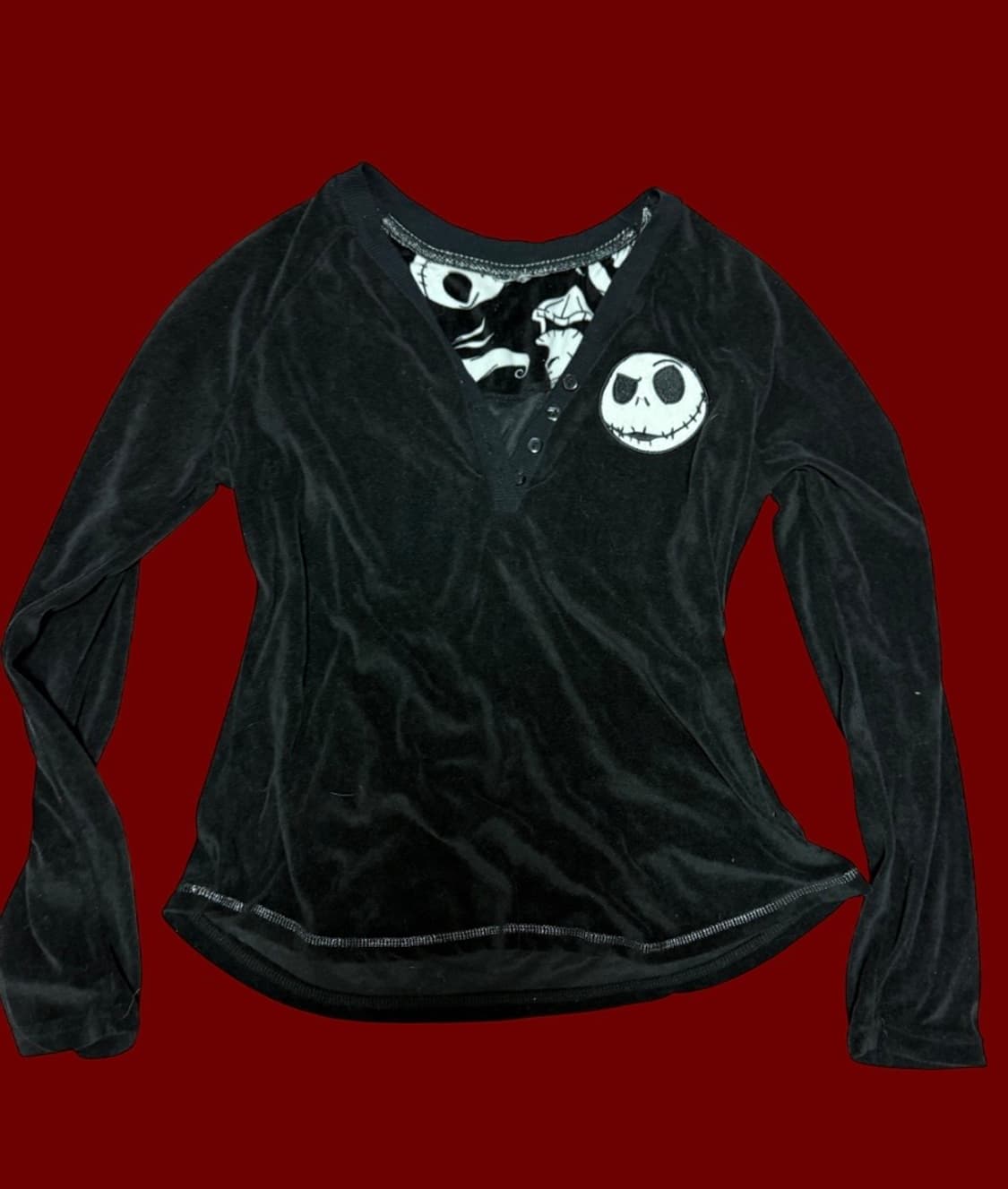 크리스마스의 악몽 벨로아 셔츠 상품이미지1