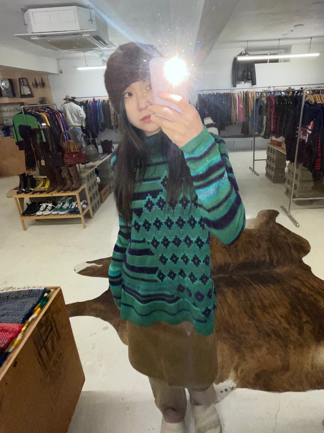 CARVEN button-up high neck knit 까르뱅 니트 상품이미지2