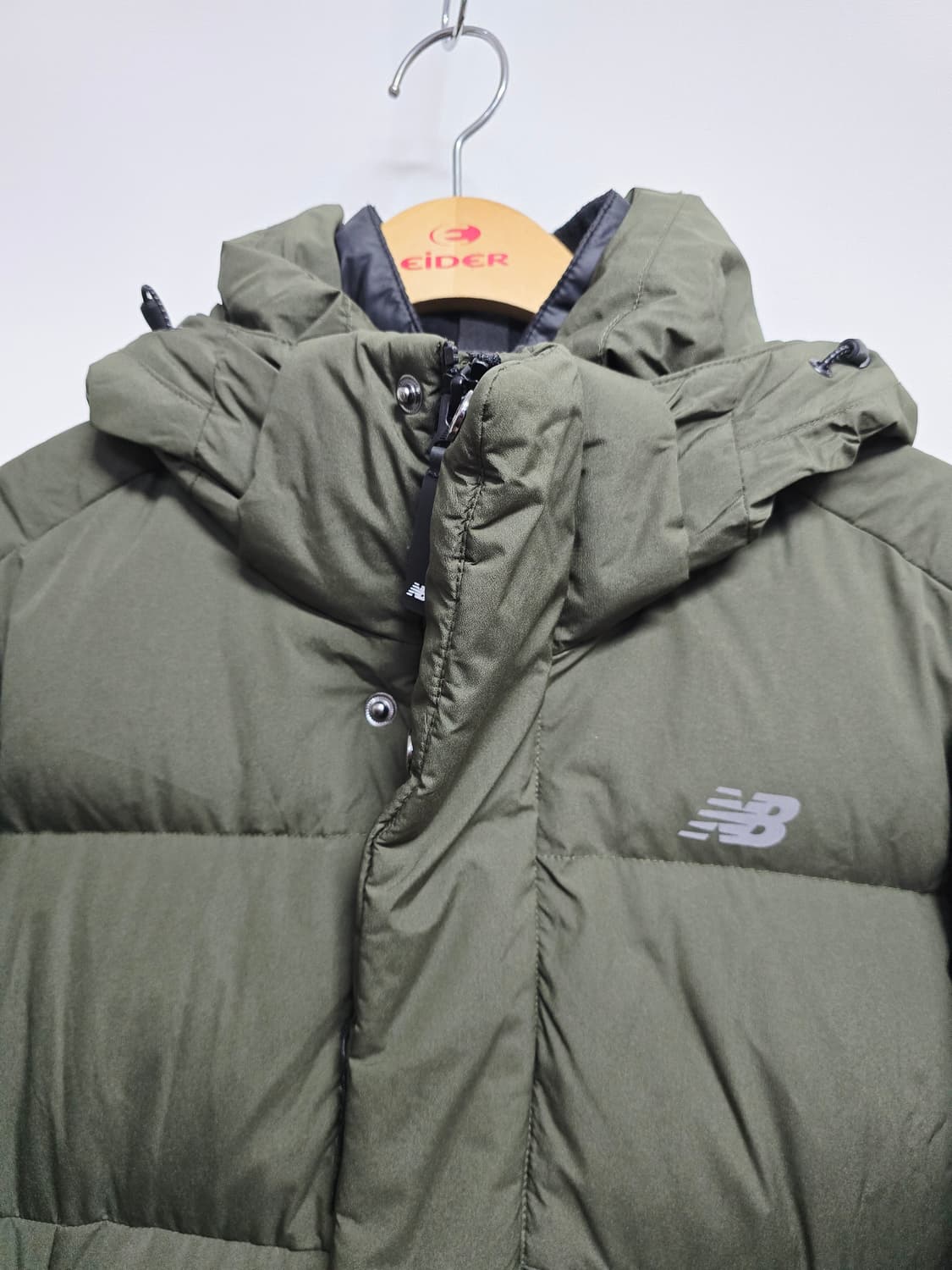 뉴발란스 다운롱패딩 카키색90 상품이미지2