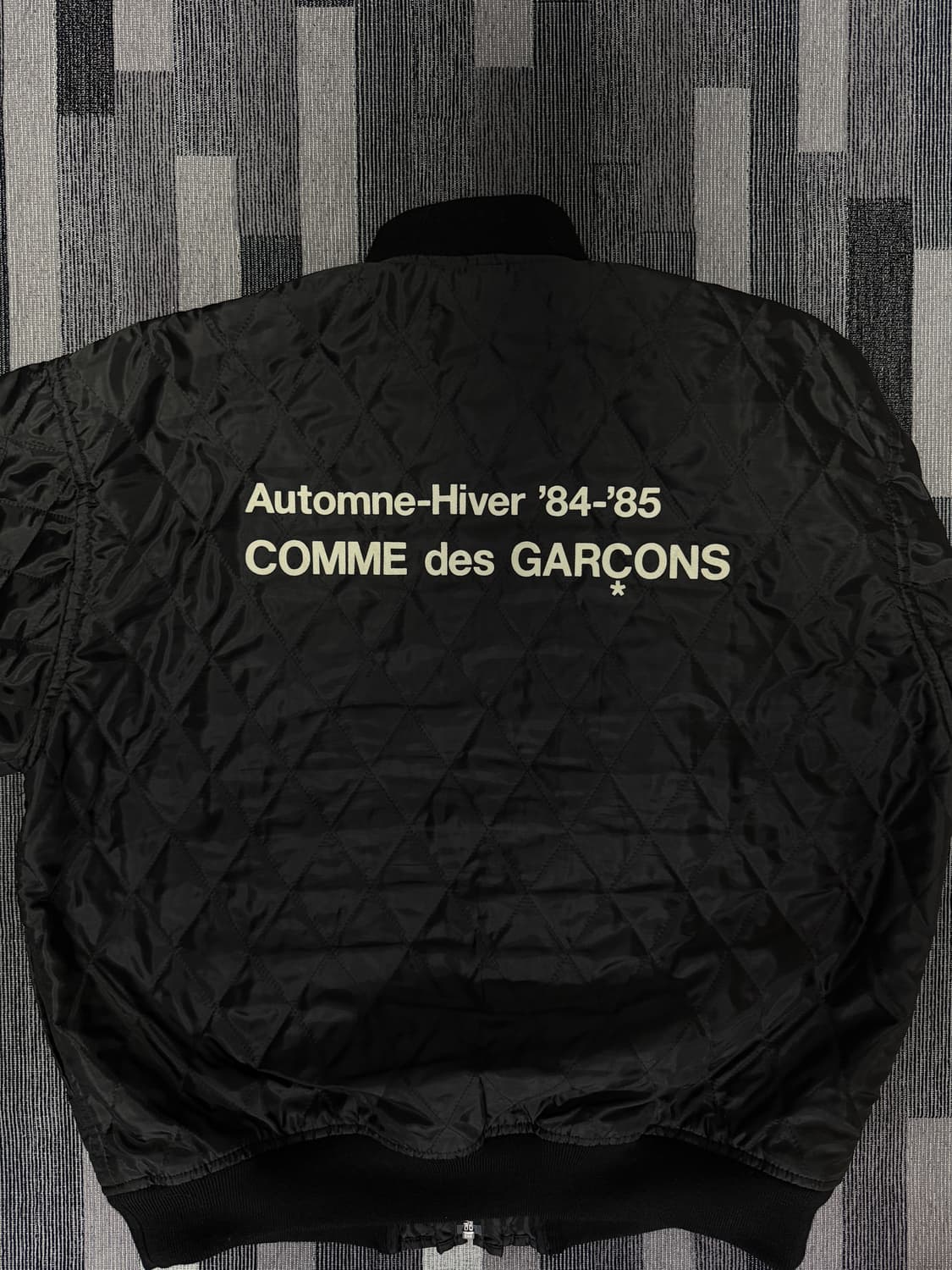 CDG 퀼티드 '84-85 스태프 블루종 블랙 M사이즈 상품이미지1