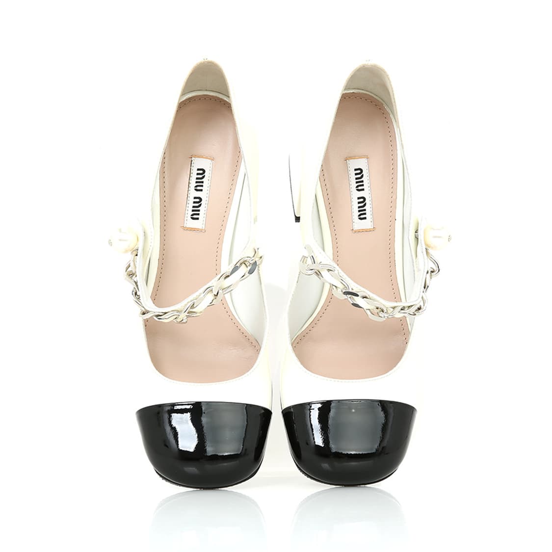 미우미우 구두 메리제인 슬링백 가죽 펌프스 5I248D 페이던트 상품이미지6