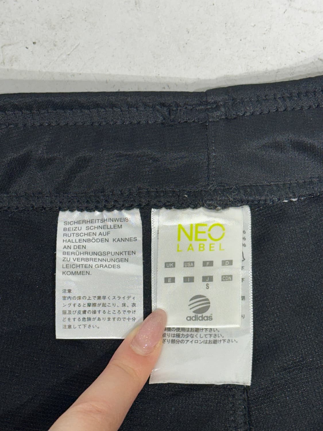 아디디스 블랙 실버 삼선 와이드 추리닝 바지 트레이닝 팬츠 S 상품이미지7