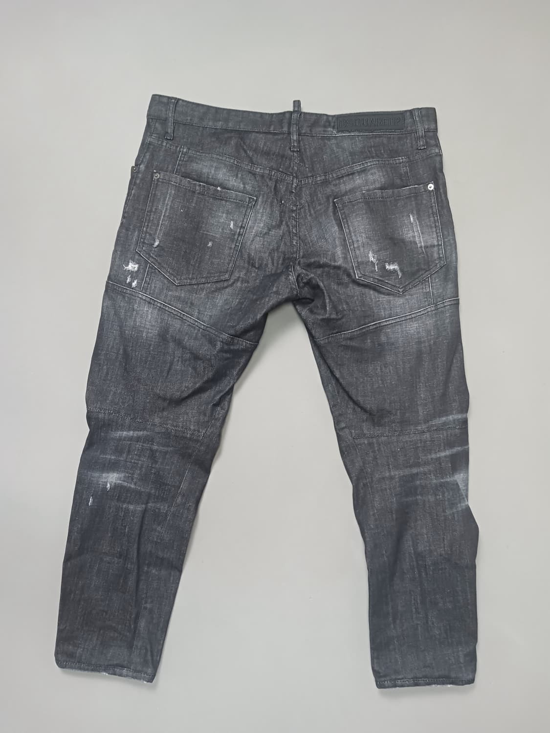 [36] 정품 디스퀘어드2 래터링패치 타이디바이커 블랙진 청바지 상품이미지7