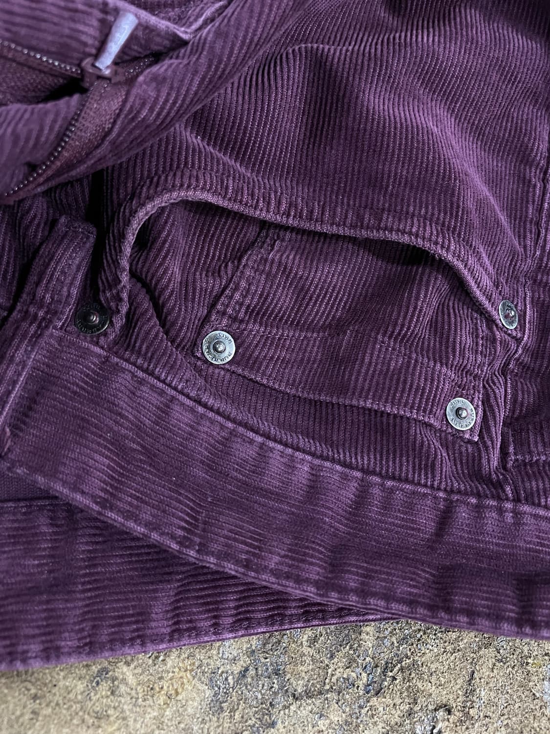 버버리(브릿)/버건디 코듀로이팬츠 상품이미지4