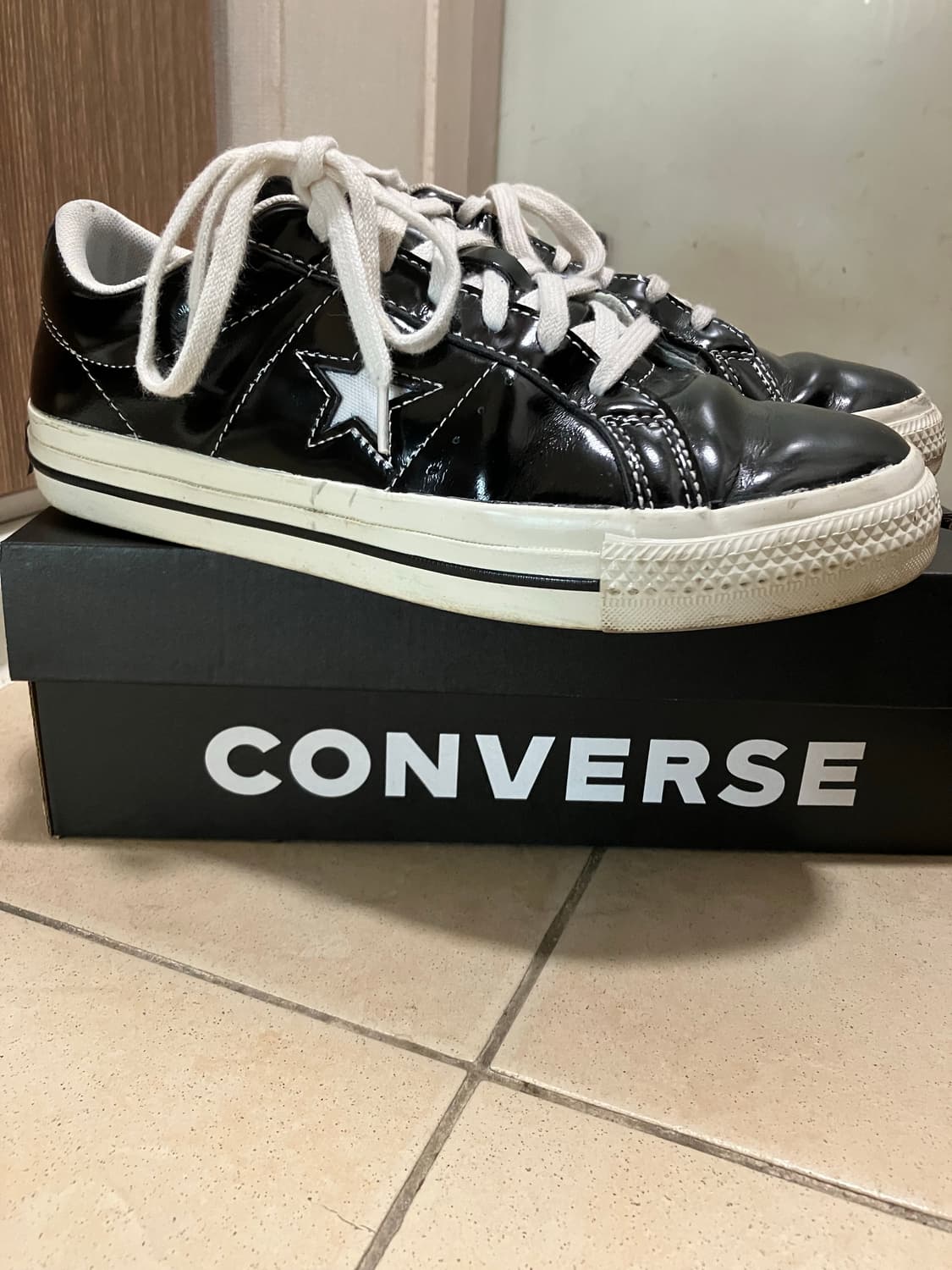 컨버스 원스타 로우 블랙 245 상품이미지1