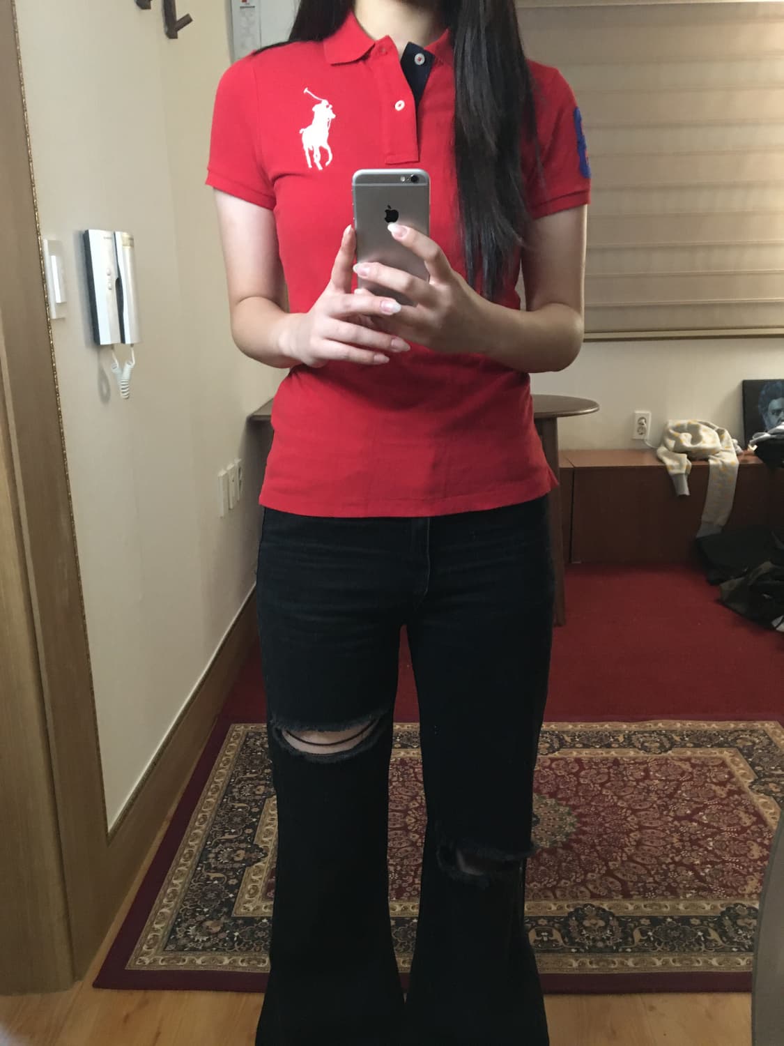 폴로 랄프로렌 레드 빅포니 PK 티셔츠 상품이미지3
