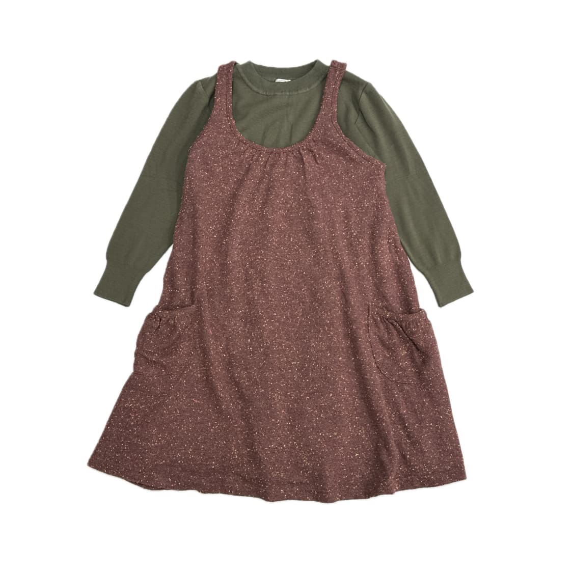 🍠하구미의 말차 고구마맛 코디세트🍠원피스 레이어드 티티카카 그런지 상품이미지5