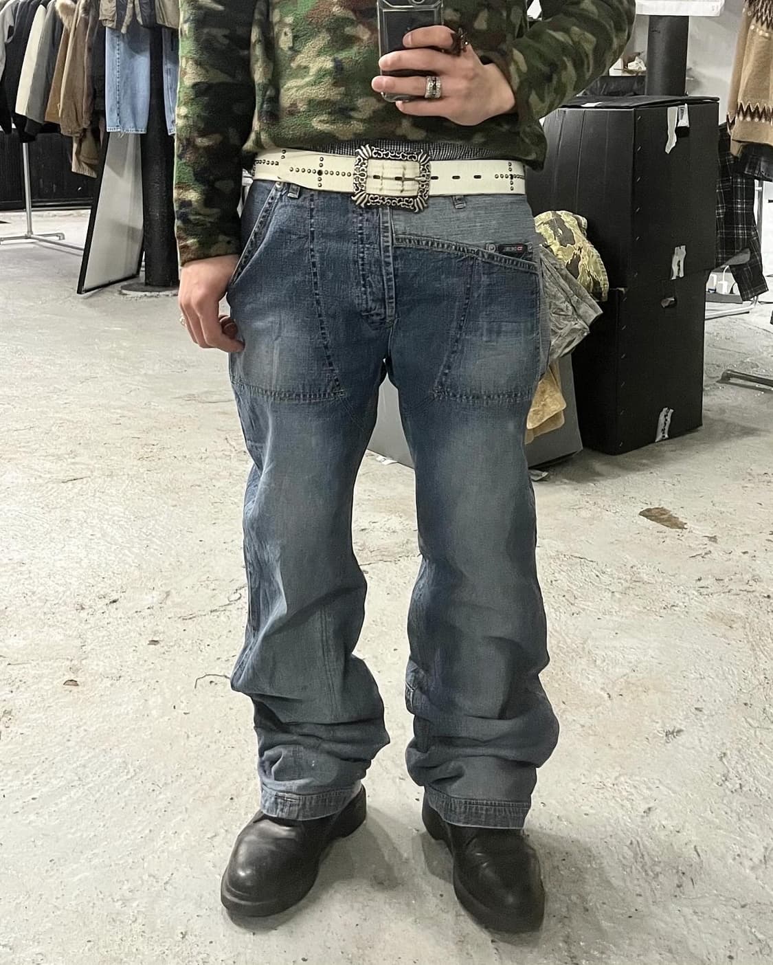 Diesel semi flare jean 상품이미지2