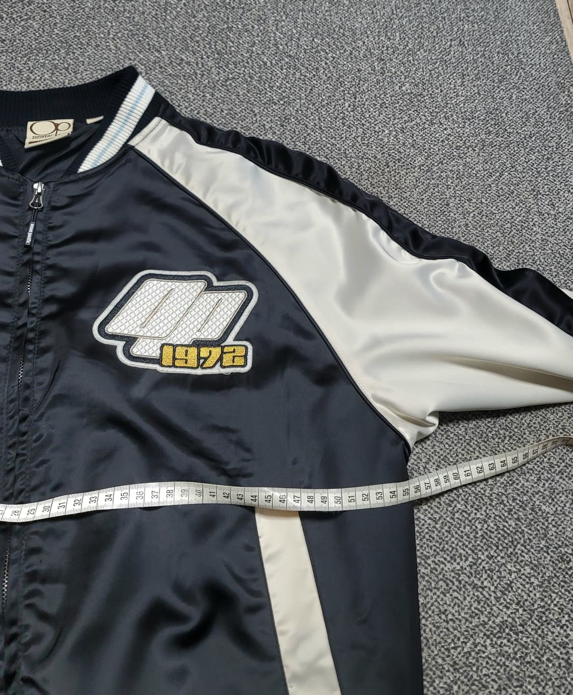 오션퍼시픽 Y2K 바시티 스카잔  자켓  M 상품이미지3