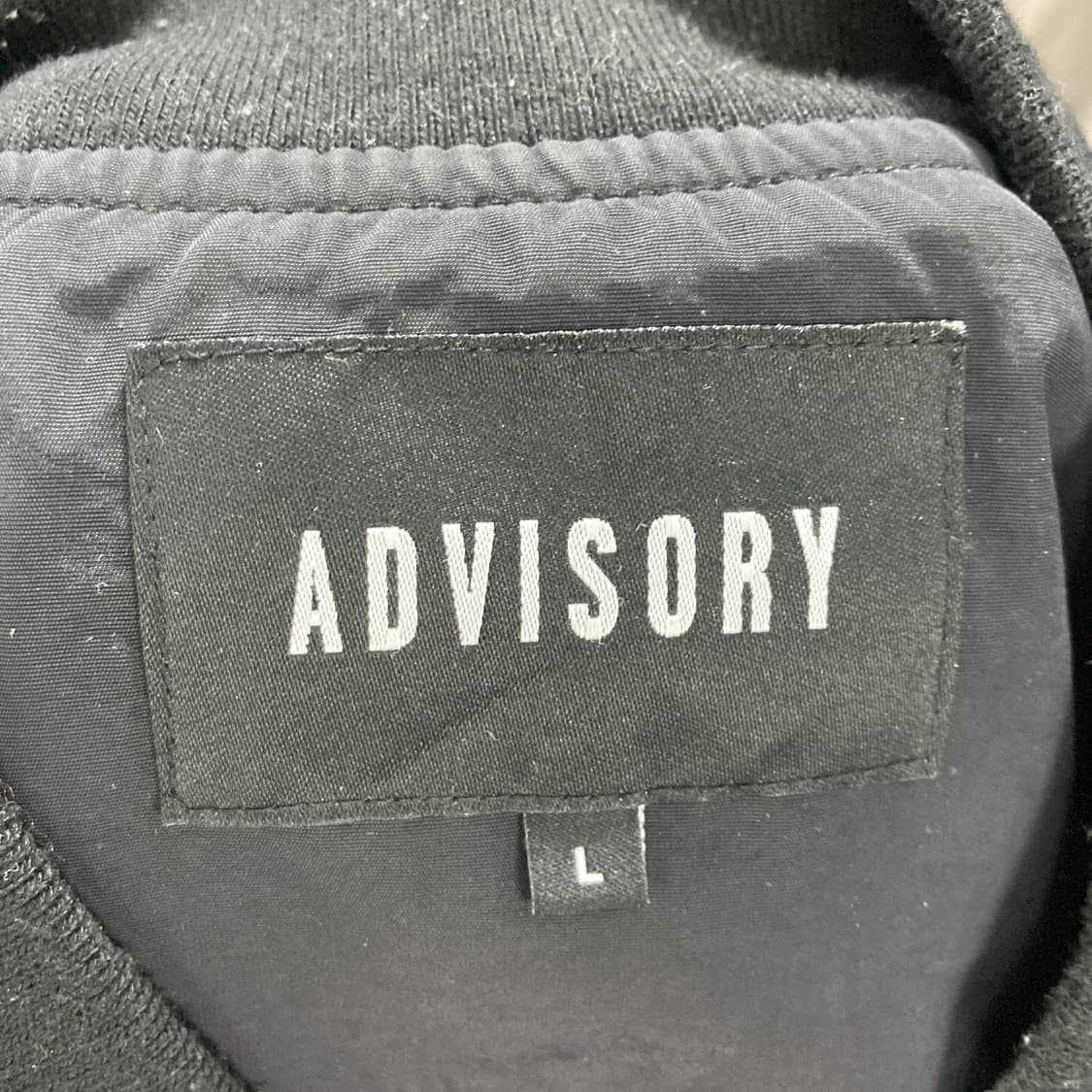 ADVISORY 남성 항공점퍼 블랙 L  상품이미지4