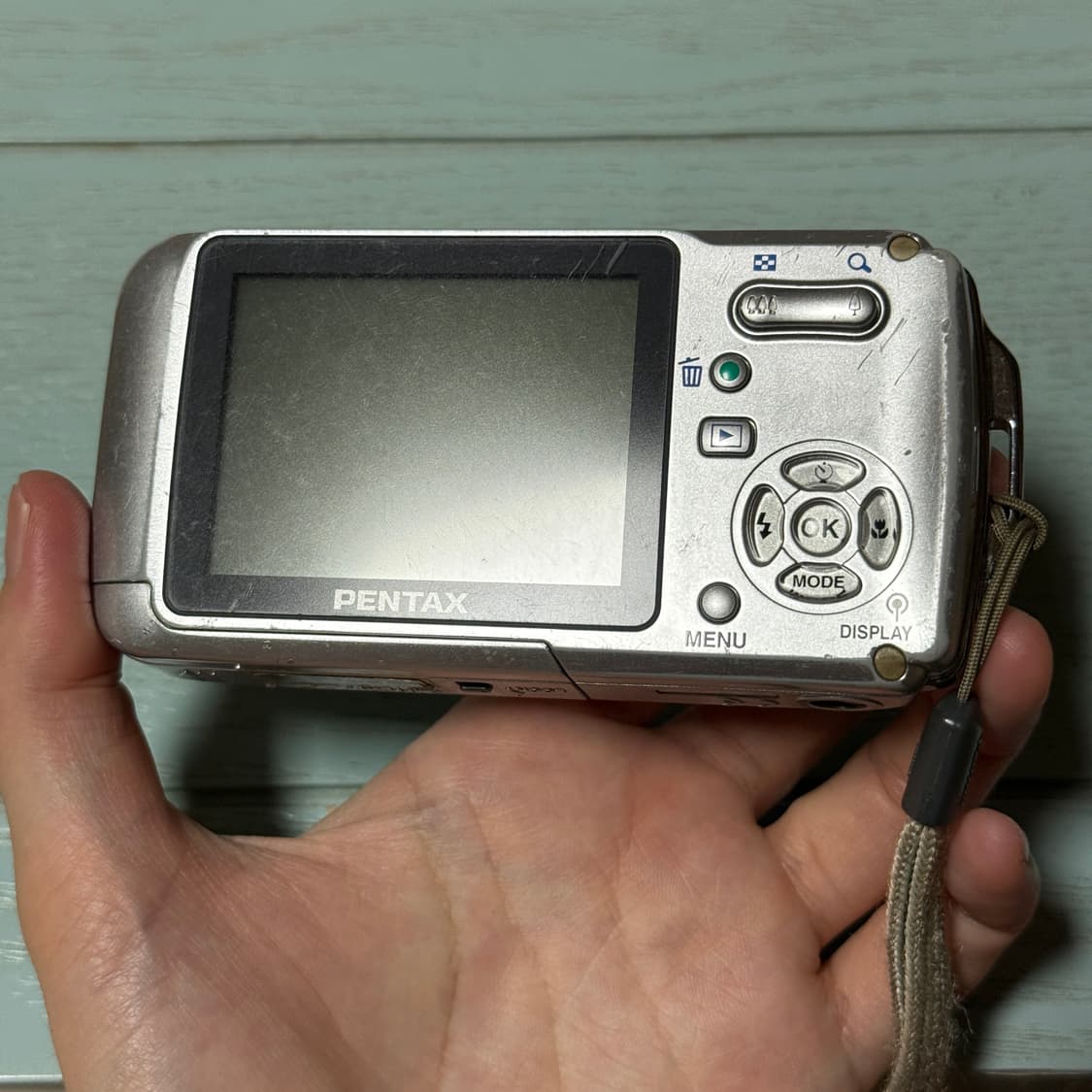 디카 정크 Pentax Optio W10 펜탁스디카 실버디카 빈티지 상품이미지7