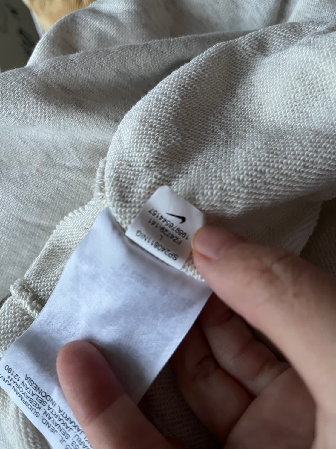 FZ4729-141 나이키프렌치테리 맨투맨 L 상품이미지6