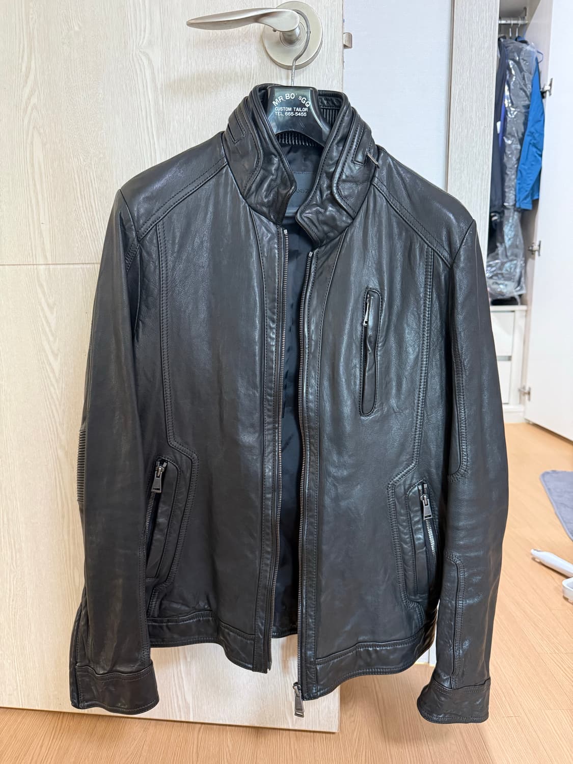 지오지아 앤드지 양가죽 베지터블 자켓(L 100) 새상품 상품이미지5