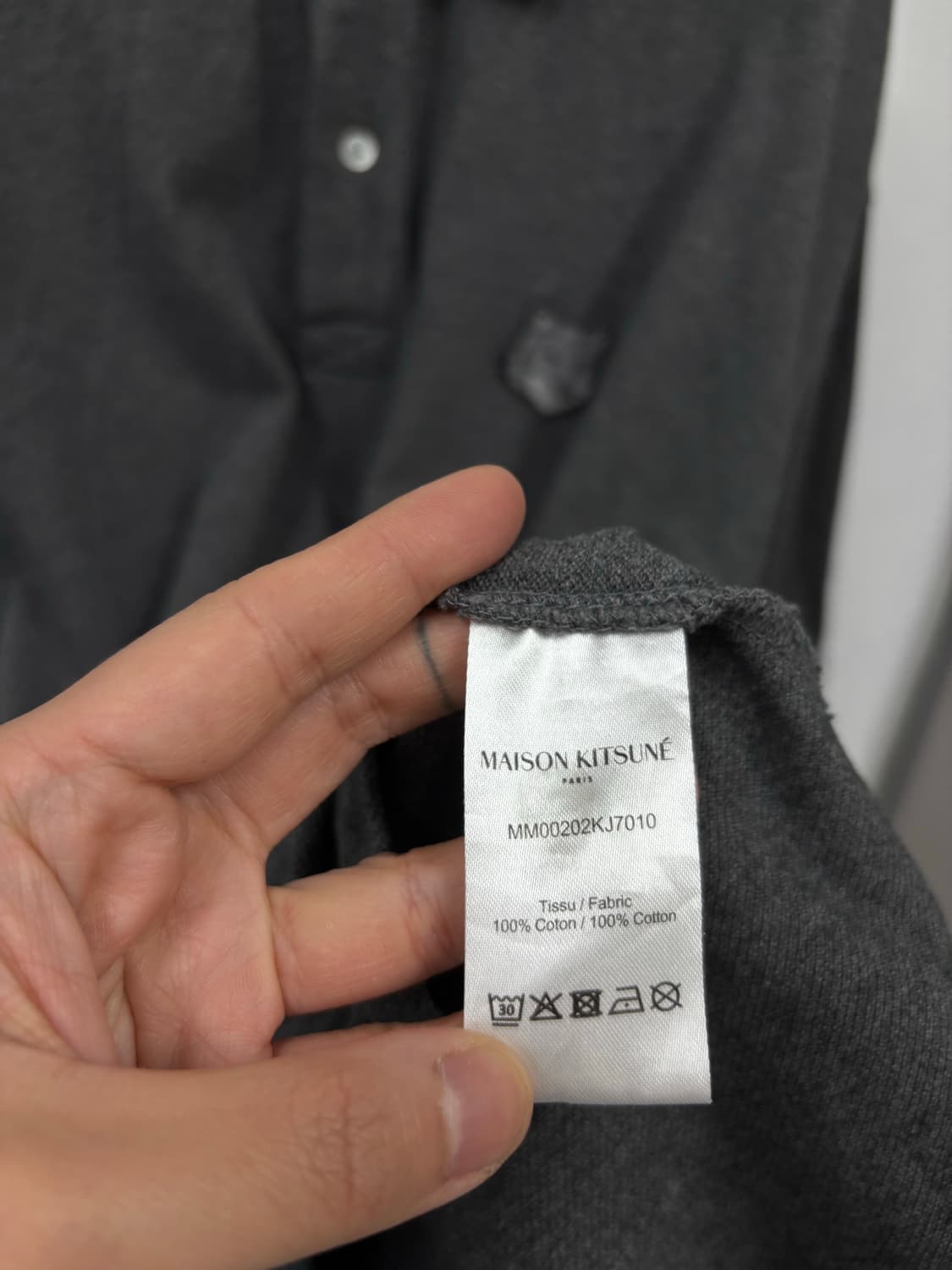  메종키츠네 헤드패치 피케 반팔티 상품이미지4