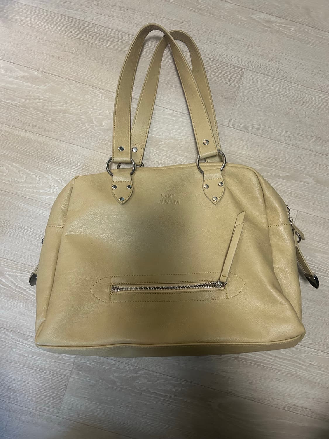 샌드 뮤지엄 MAGAZINE BAG 버터옐로우 상품이미지3