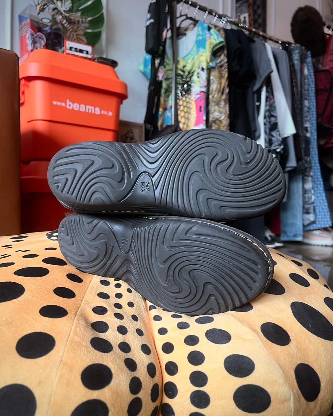 Japanese Handcraft Leather 3D Dot Boots 상품이미지7